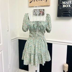 “Mable” waist sinched dress
